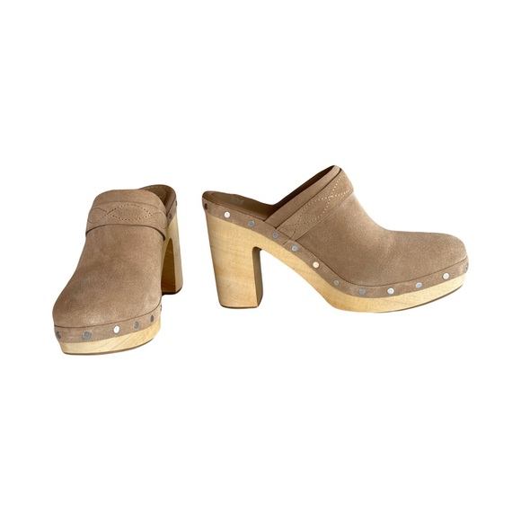 PAIGE Shoes - Paige Chunky Heel Mules 10